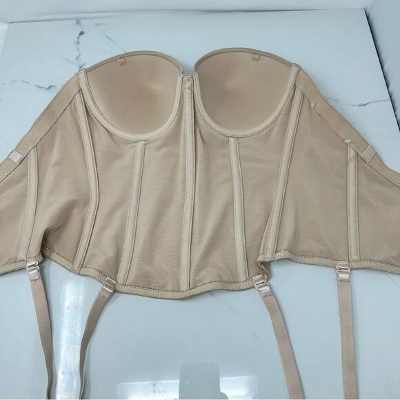 Va Bien Seamless Low Back Bustier 34B - Picture 4 of 6